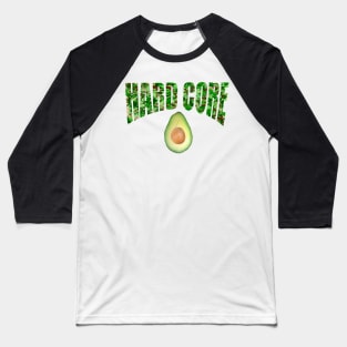 Camouflage hard core avocado humor / humour slogan army fatigues camo Baseball T-Shirt